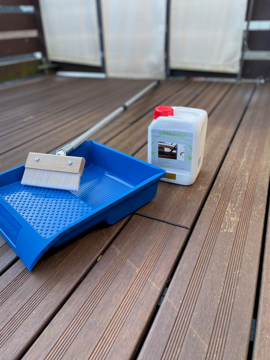 Das Pflege Set für Terrassen