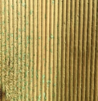 KDI grün Kiefer als Holz für die Terrasse.