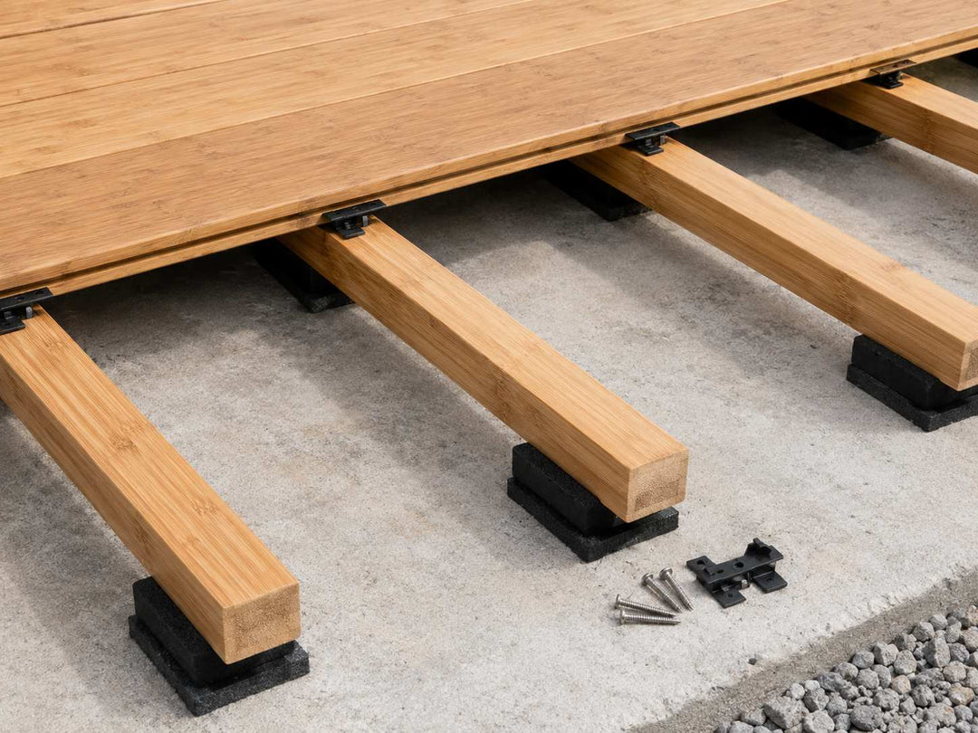 Wie werden Terrassendielen auf einer Bambus Unterkonstruktion montiert, der große Ratgeber.