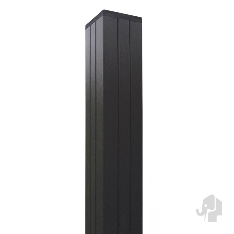 AMBOOO Acapulco Bambuszaun Pfosten aus Aluminium, 
bildet das tragende Fundament Ihres Gartenzauns. Ein hochwertiger Pfosten ist entscheidend für einen stabilen Zaun, der Wind und Wetter standhält. 