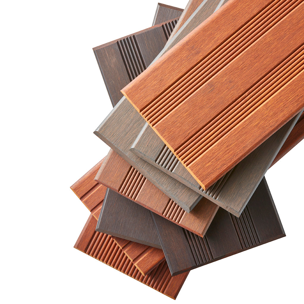 Die Wertigkeit von Bambusterrassen mit der Bambuskontor Handmuster Box erleben, als wichtige Entscheidungsgrundlage.