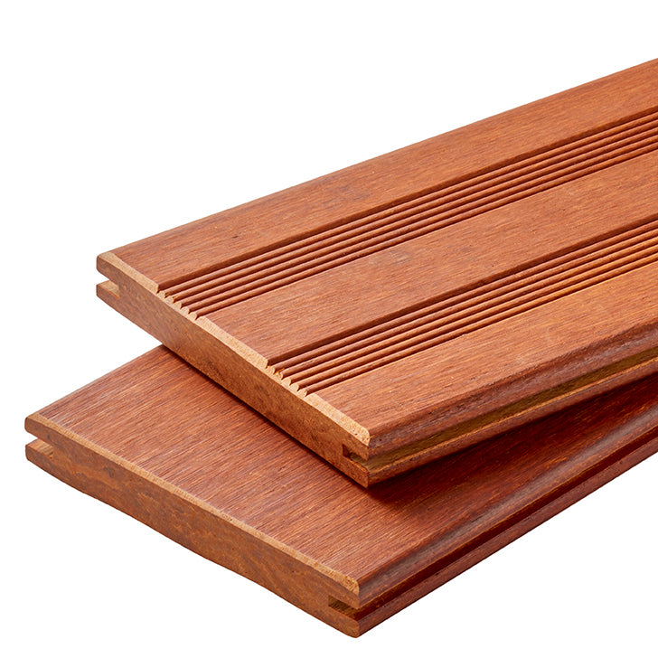 Das Terrassenmuster Varadero in der Farbe coffee, mit zwei Sichtseiten, vorgeölt, 28cm lang.