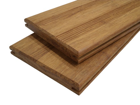 Handmuster Terrasse Bambus Natur Campoverde, Sand 20x140mm.