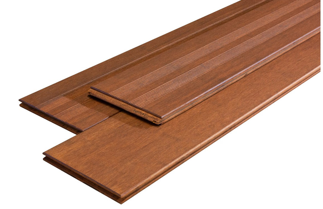 Terrassendielen Vinales mit glatter und fein geriffelter Oberfläche xl 20 cm Breit.